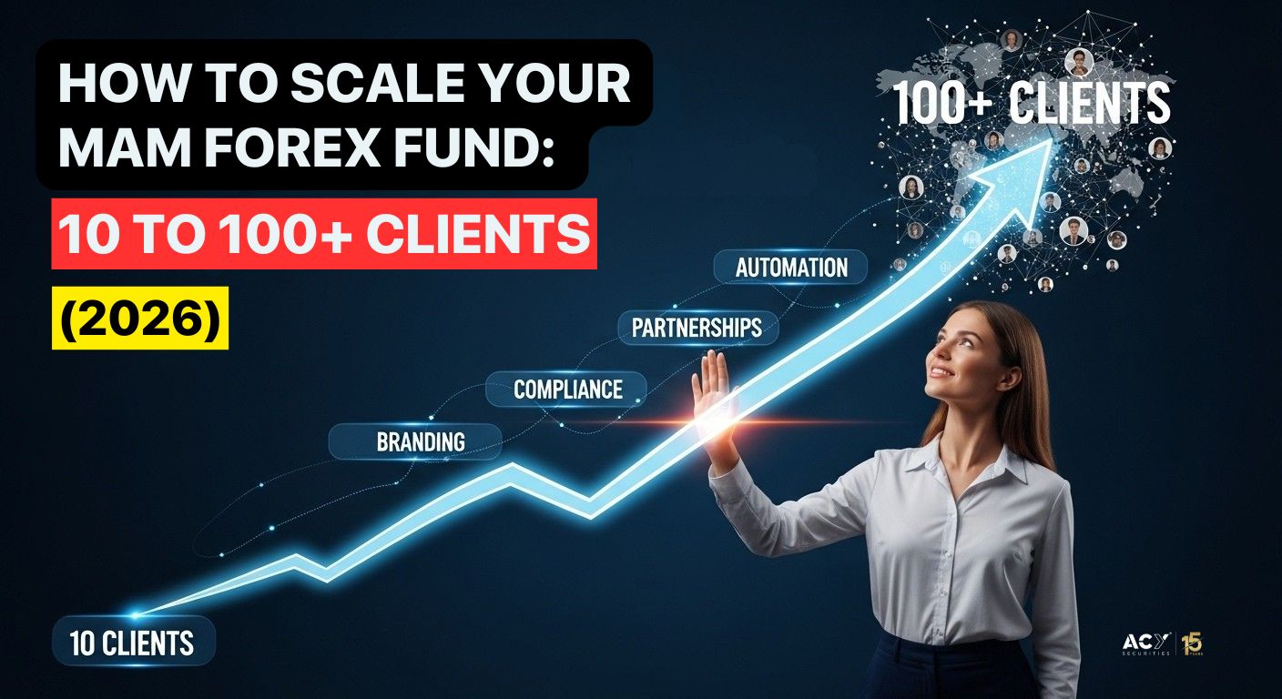 How to Scale Your MAM Forex Fund from 10 to 100+ Clients (2026)