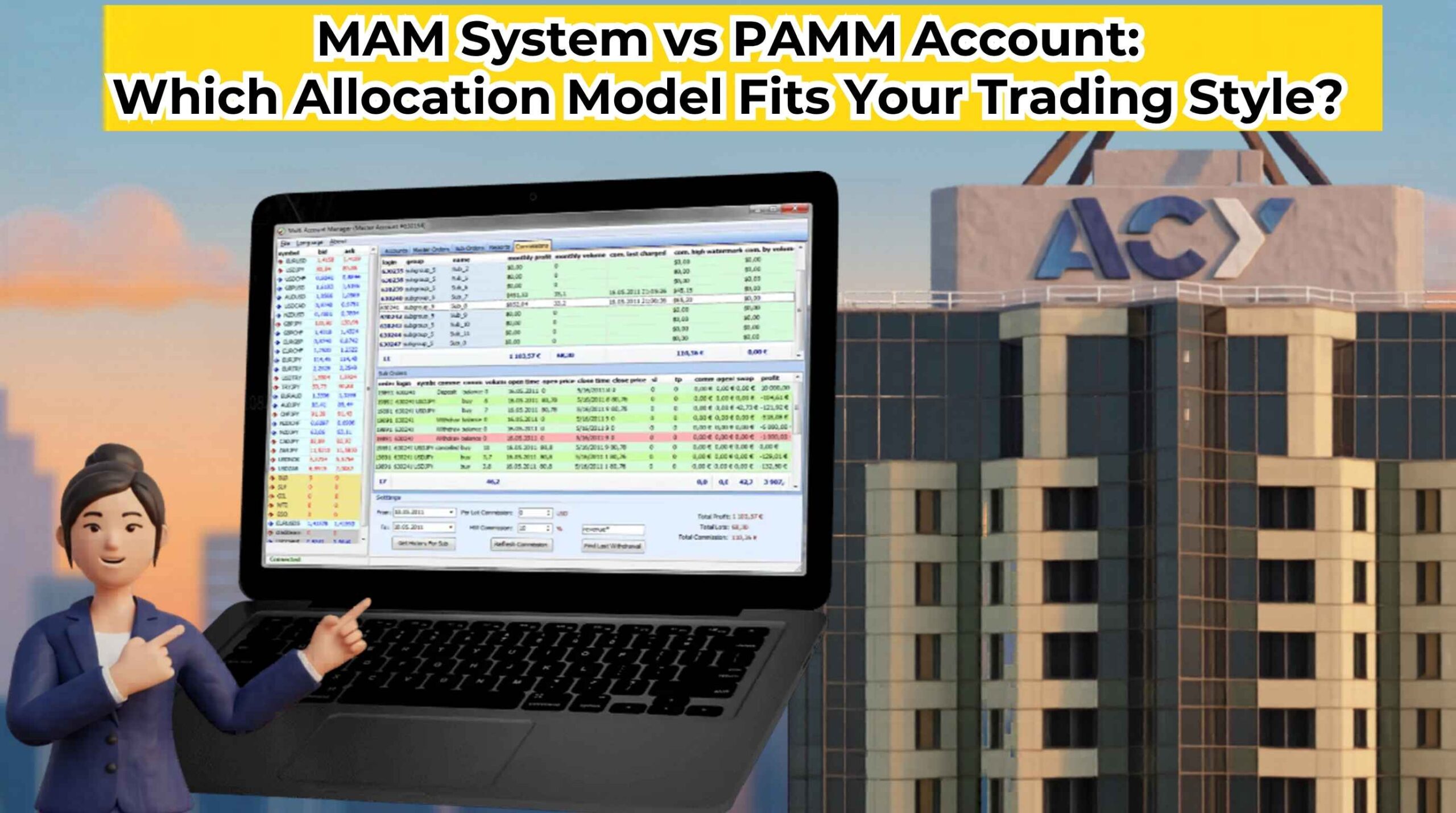 MAM System vs PAMM Account: Which Allocation Model Fits Your Forex Trading Style?